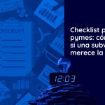 Checklist subvenciones